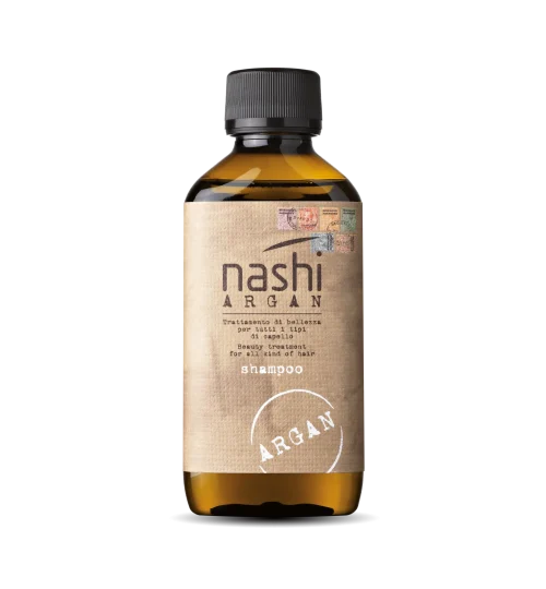 "Shampoo Nashi Argan für gepflegtes und glänzendes Haar"