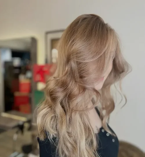 Karamell Balayage Look Salzburg